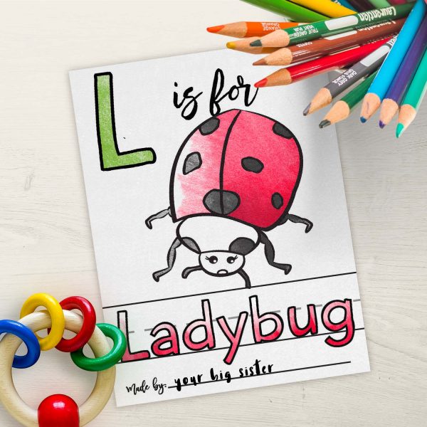lady bug coloring page