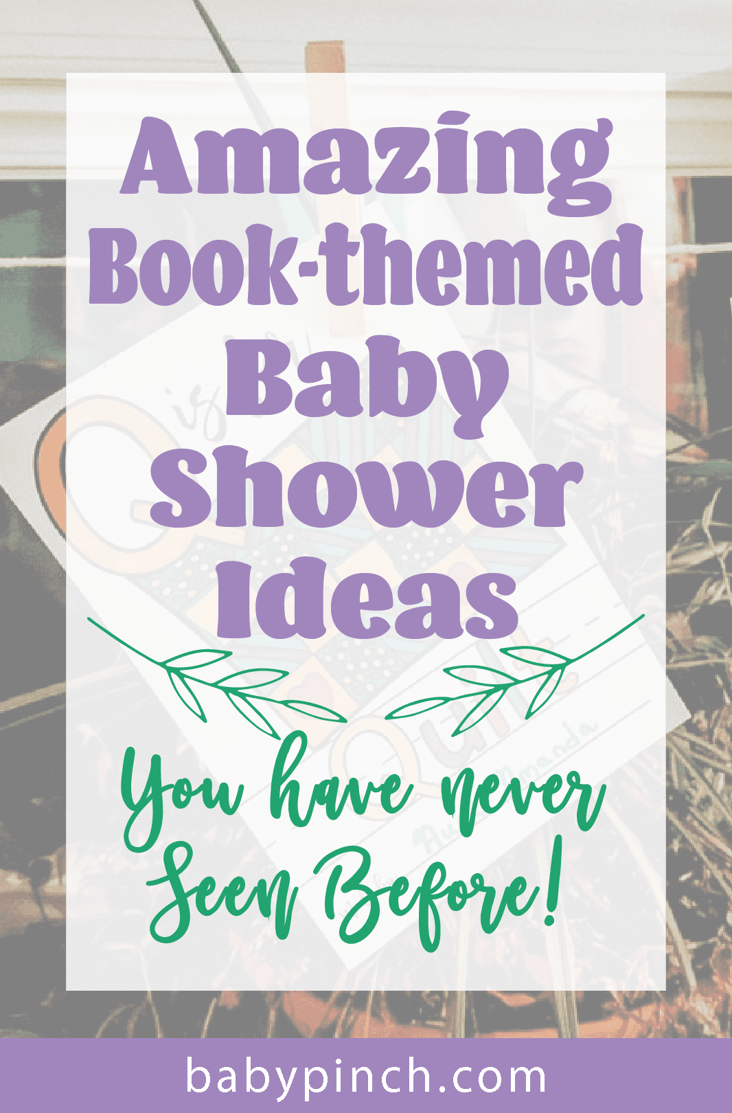 Library Card / Book Theme Shower Invitation Digital File 