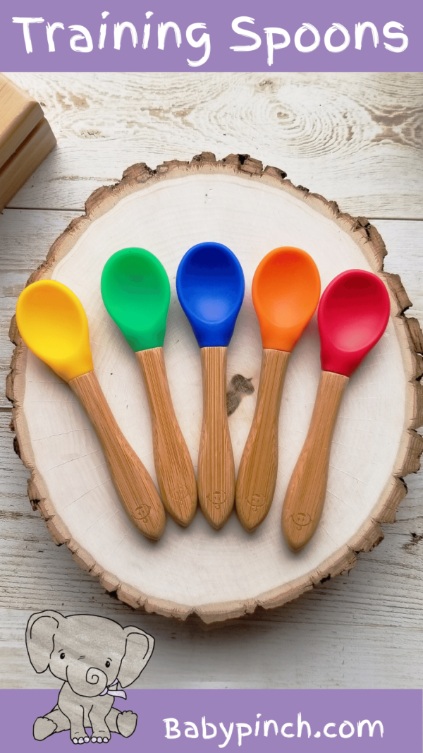 silicone baby spoons