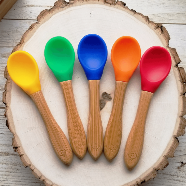 silicone baby spoons