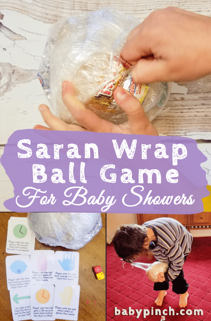 Saran Wrap Ball Party Game