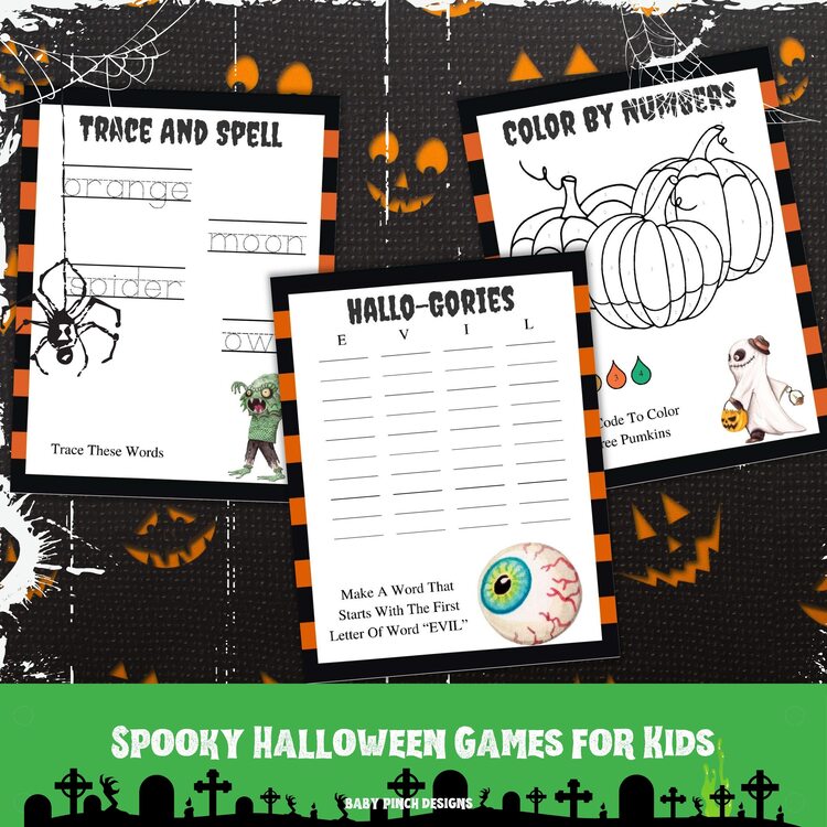 Printable Halloween Who's The Bad Guy? Party Game — Print Games Now