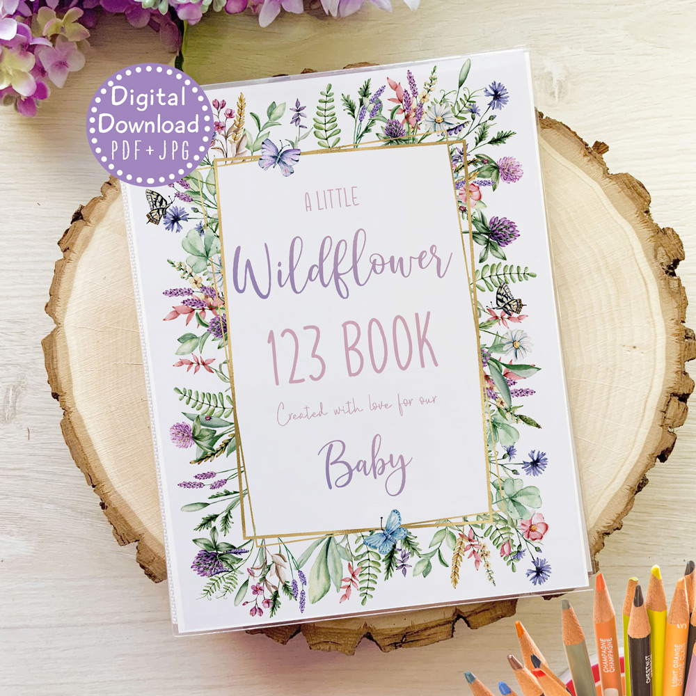 wildflower baby shower numbers