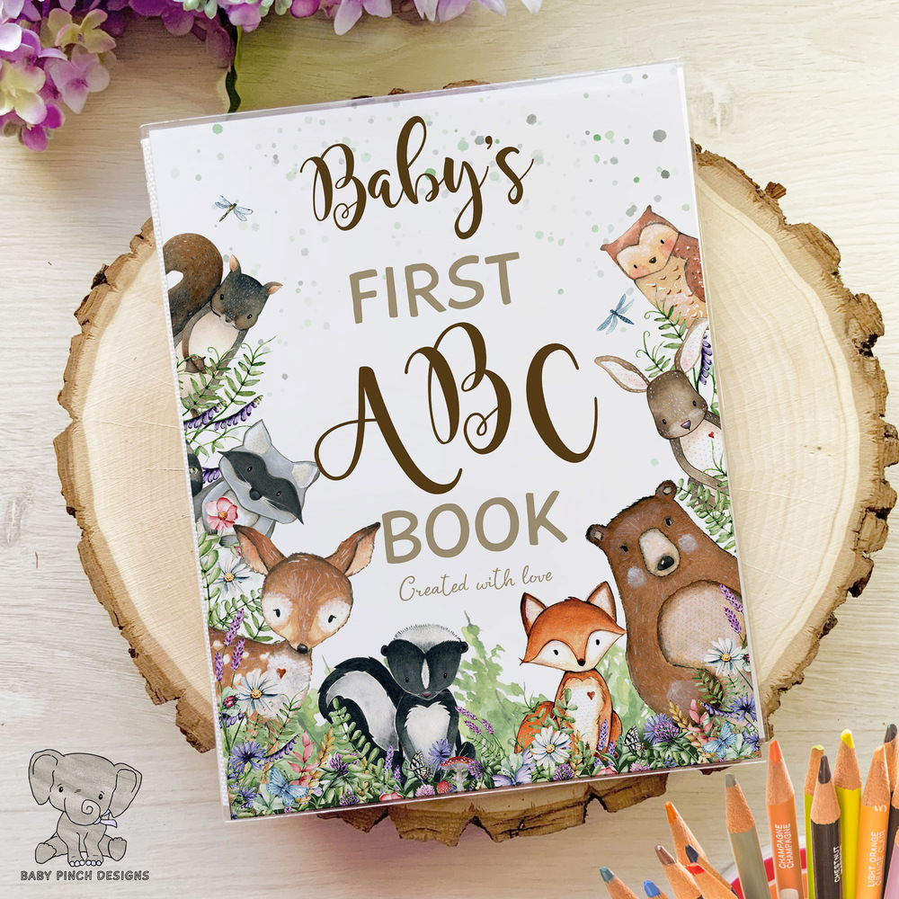 Woodland Baby Shower Games Bundle Woodland Baby (Instant Download