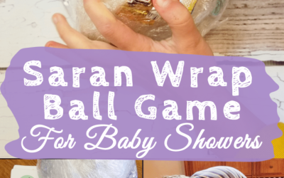 Saran Wrap Ball Game for Baby Showers